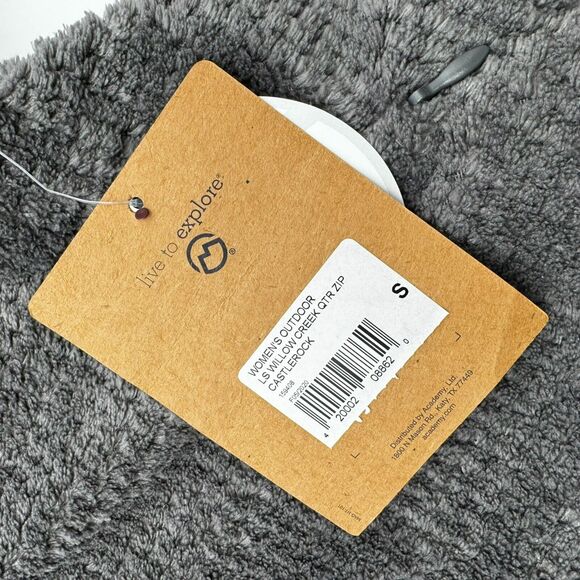 NEW Magellan SMALL Gray Outdoors Willow Creek 1/4 Zip Pullover Fleece Sweater - Picture 5 of 12